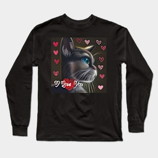 I LOVE YOU Valentine's Day Long Sleeve T-Shirt